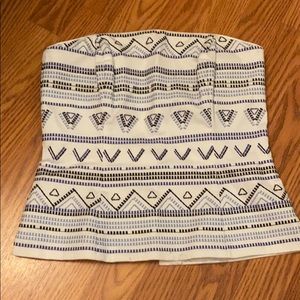 Aztec vibin crop top